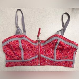 Zumba zipper front Bra-vintage